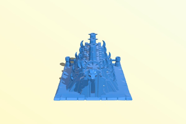 daemon forge - chaos - terrain | 3d print model