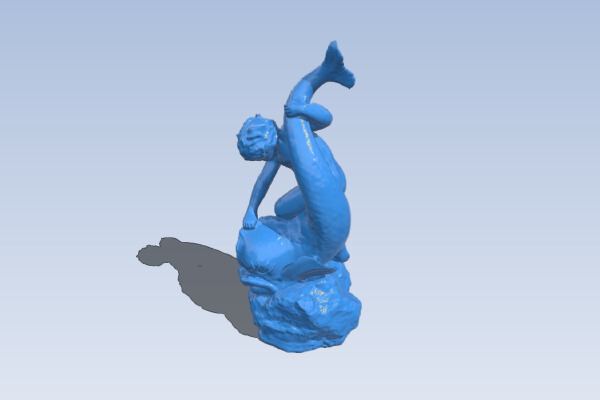 Boy and Dolphin Fountain at Hyde Park, London – scan | 3d print model