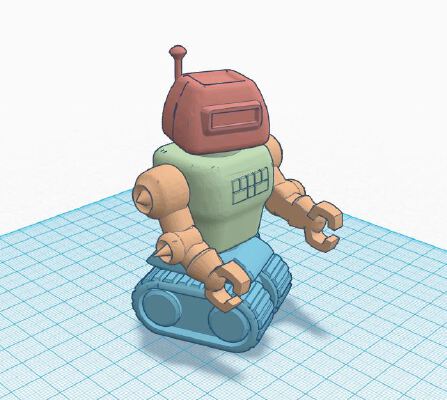 RobotNations TreadsRobot | 3d print model
