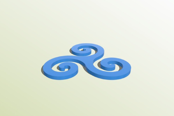 Triskele Necklace | 3d print model