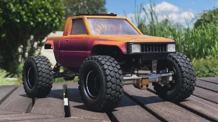 SCX24 Pinched Toyota Body | 3d print model