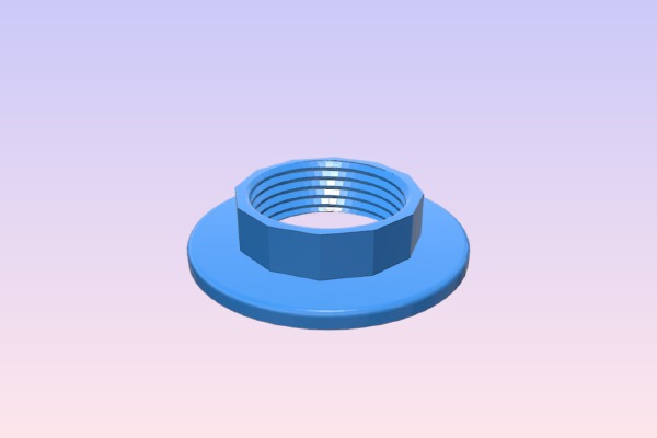 lampshade screw | 3d print model