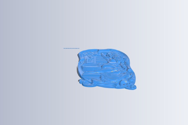 Maid in the bath | 3d print model