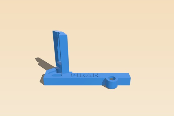 Stryfe voltmeter bracket_wire guide for 30V voltmeters | 3d print model