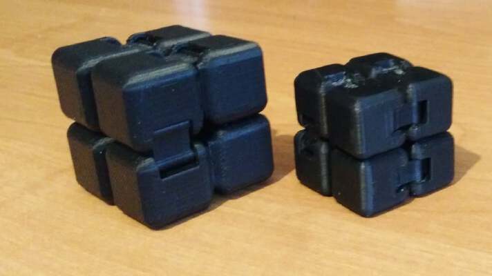 Customizable easy print fidget cube | 3d print model