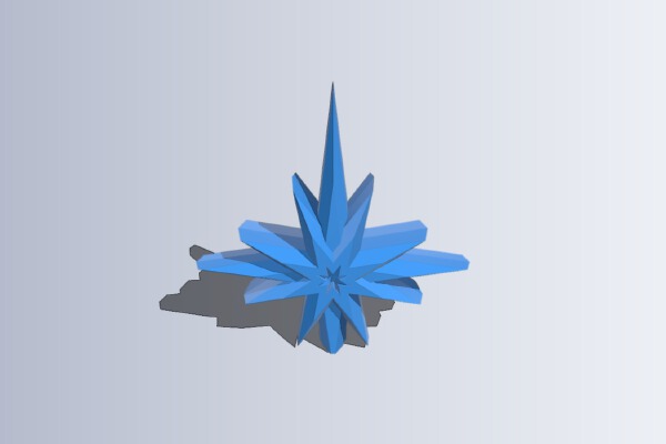 Christmas Star Tree Topper | 3d print model