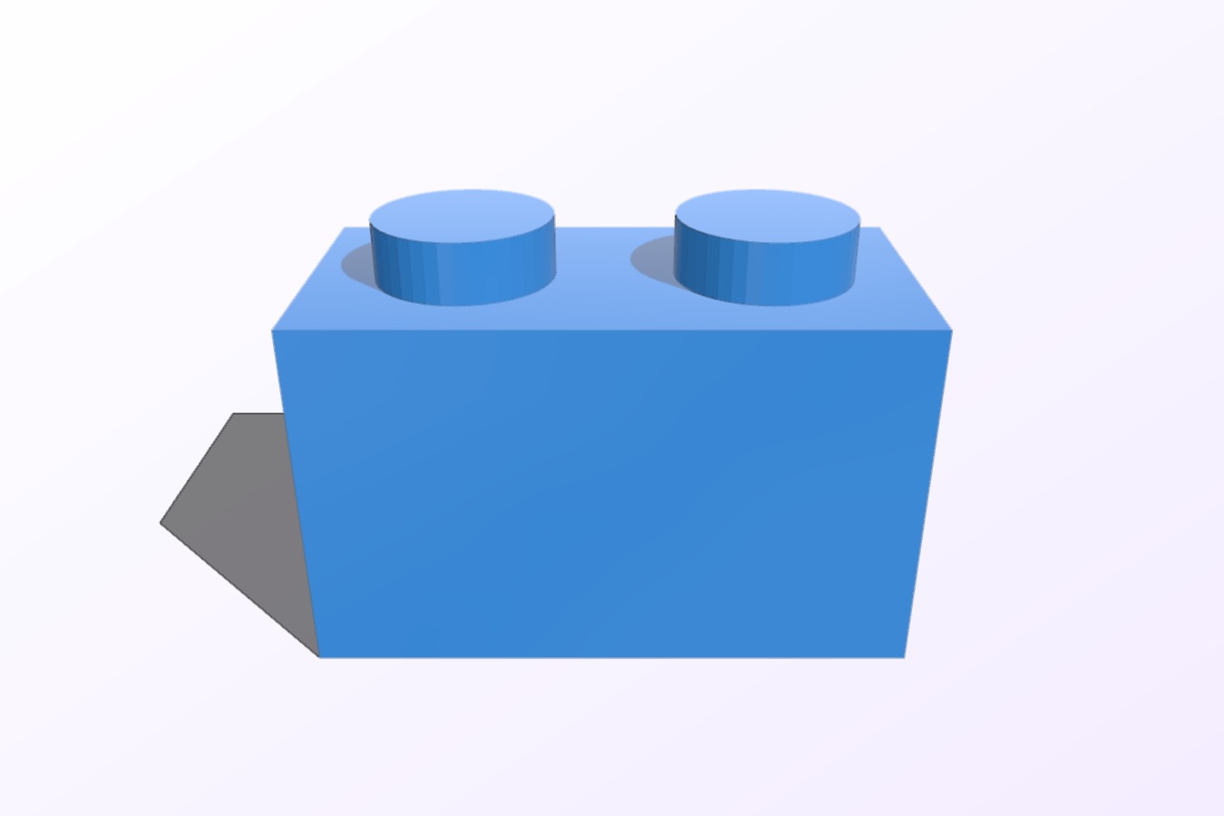 2x1 Adjustable Lego-like Brick