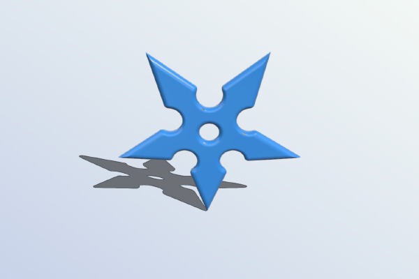 Estrella Ninja | 3d print model