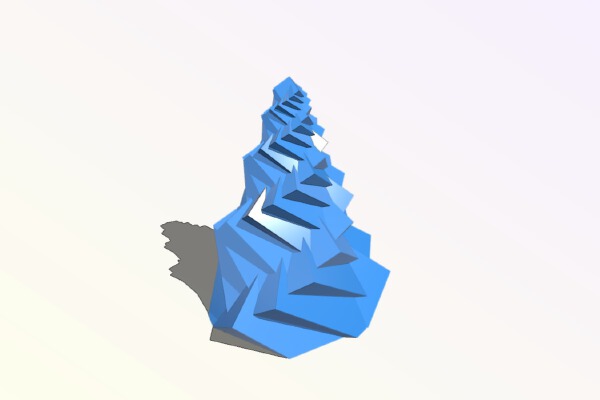 Futuristic Christmas Tree | 3d print model