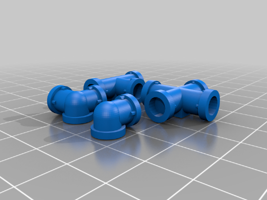 Epic Pipeline v3 - Plastruct pipe version | 3d print model