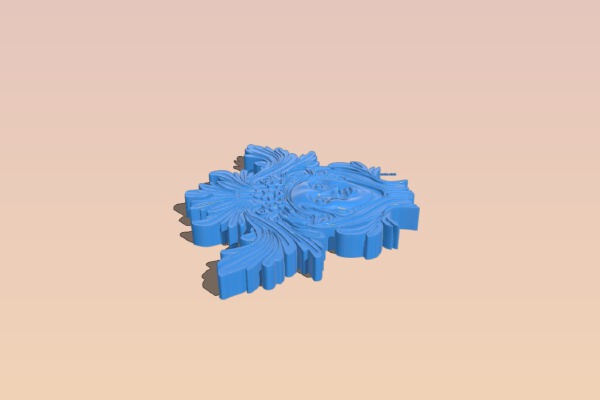 Pattern of human face | 3d print model