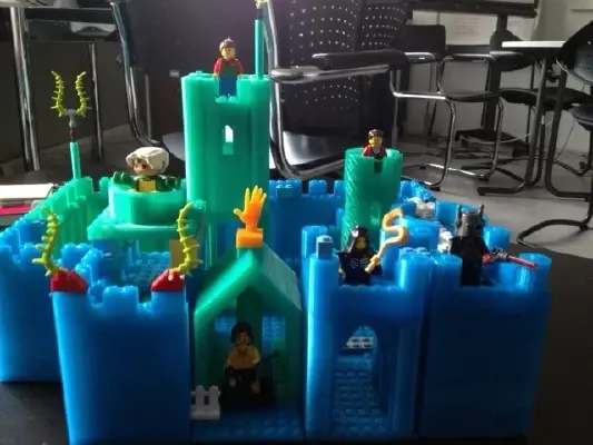 Modular castle kit - Lego compatible | 3d print model