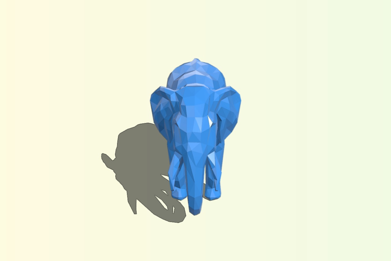 Low Poly Elephant