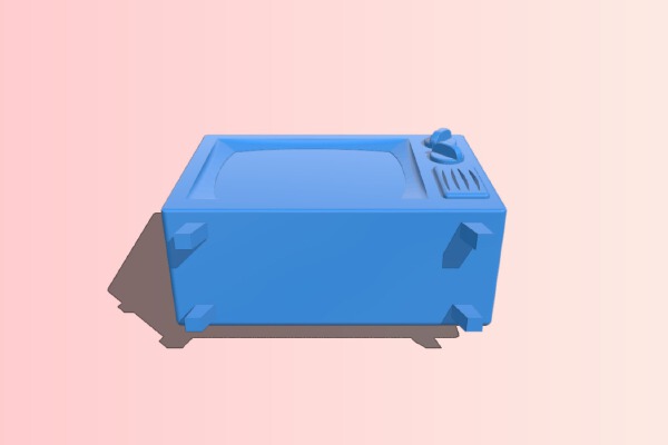 Simpsons TV Television | 3d print model