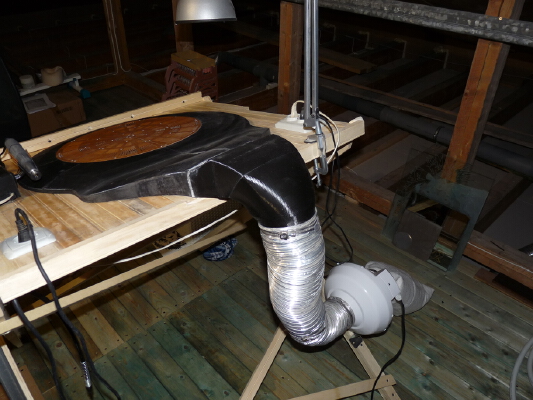 Dust collector for engraving. | 3d print model