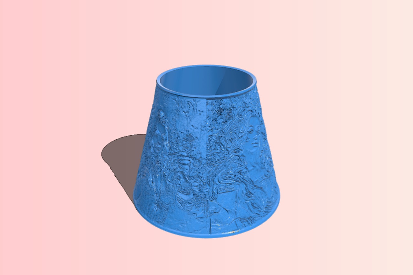 Lampenschirm E14 Lampshade Sexy Gothic Style Lithophan