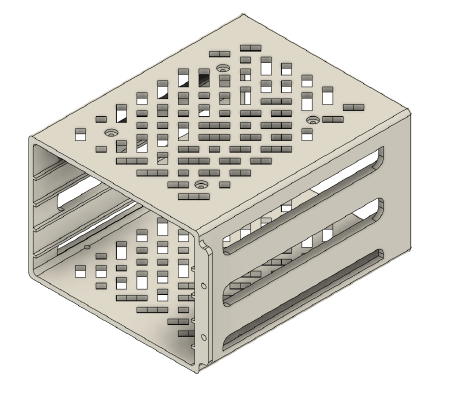 Hard Drive Cage Kit – Type B for Fractal Design cases | 3d print model
