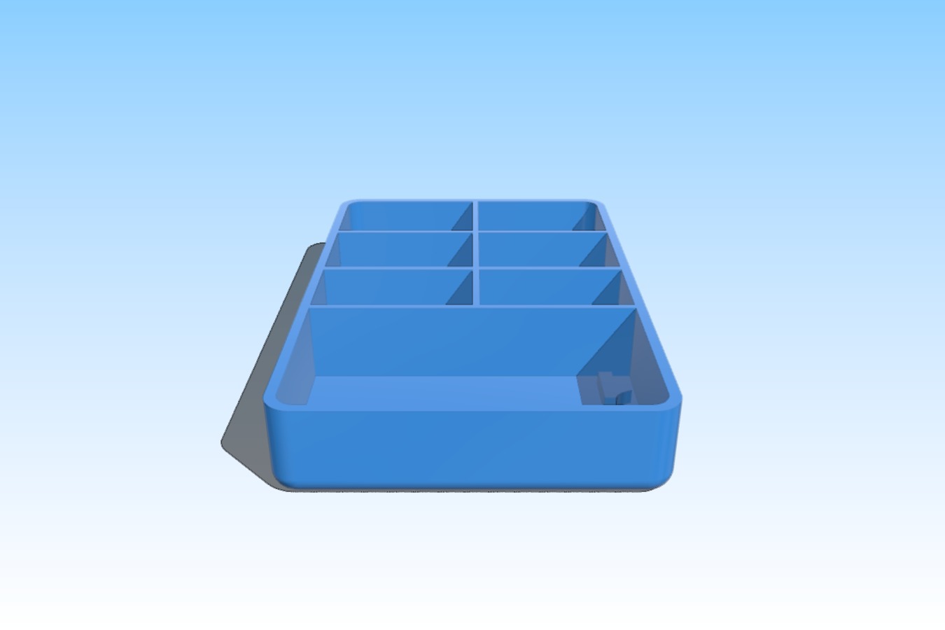 7 Section Part Tray