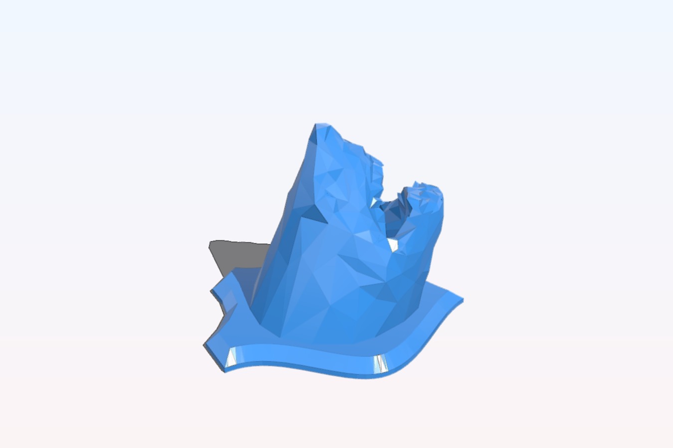 Low Poly Shark Wall Trophy