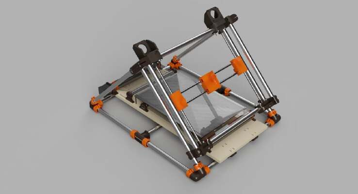 Piper Infinity (Piper 4) - Infinite Z 3D Printer (US version or 1_2 US EMT conduit) | 3d print model