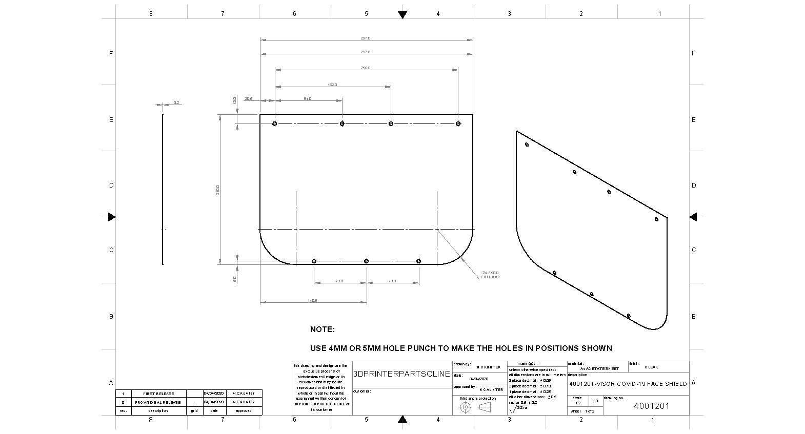 FACE SHIELD _ VISOR COVID-19