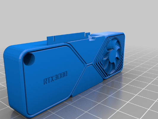 Nvidia RTX 3080 keychain | 3d print model
