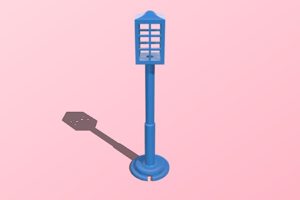 Street lamps for cribs (Lampione per presepi) | 3d print model