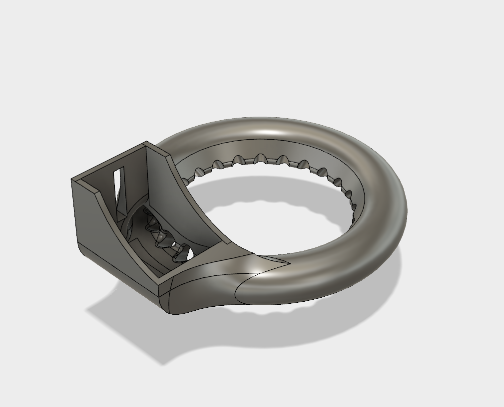 low profile ring cooler_circular fan duct for 5015 blower fan