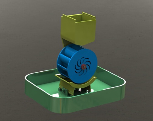 WATER MILL BATH TOY - MODULAR DESIGN | 3d print model