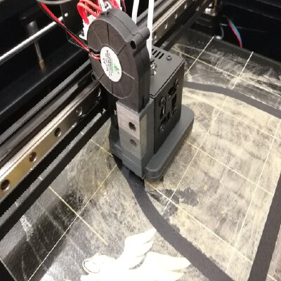 FlyingBear Tornado 2 pro Fan + adjustable height | 3d print model