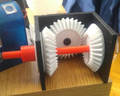 Counter rotating gear train | 3d print model
