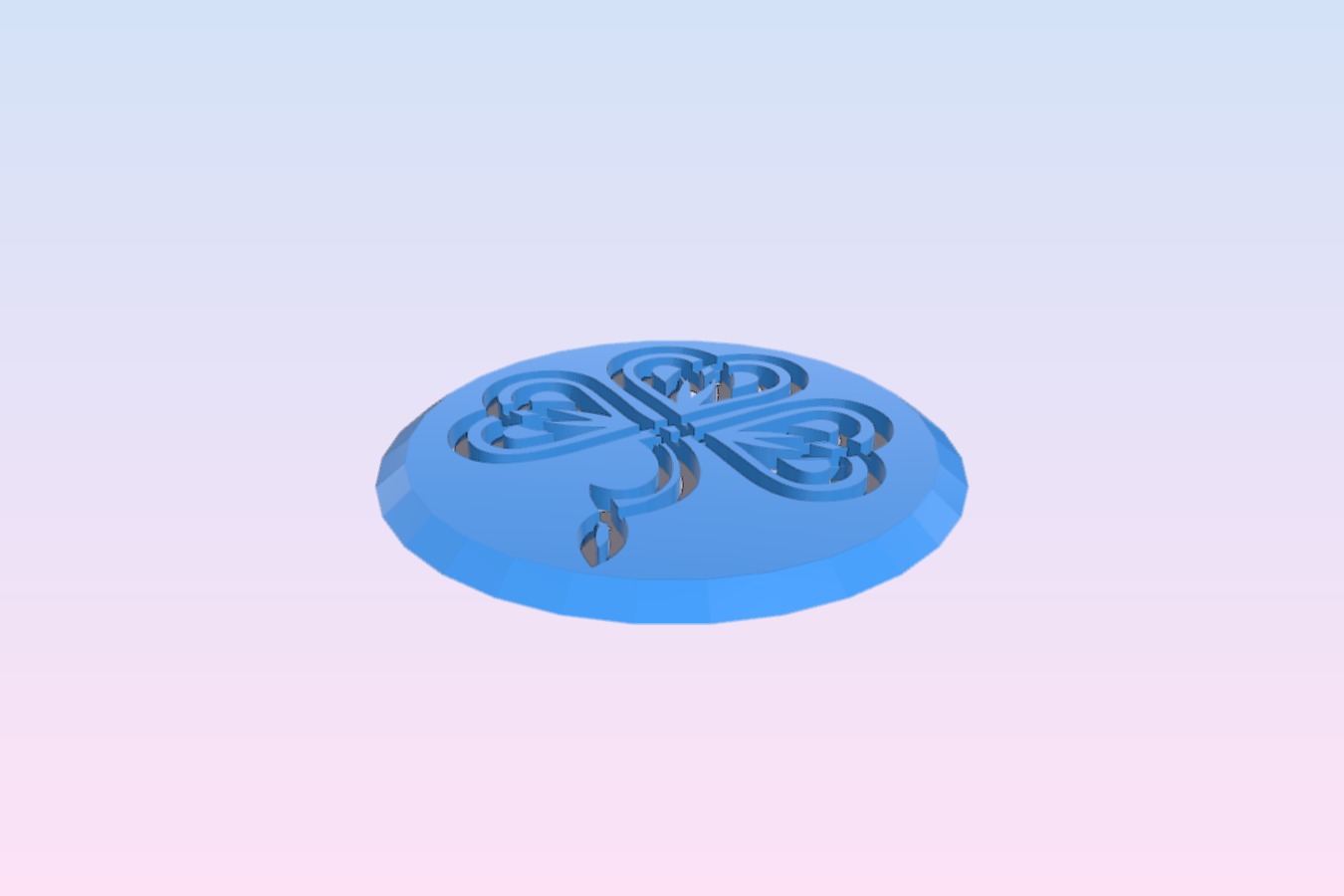 Celtic Cloverleaf Coaster