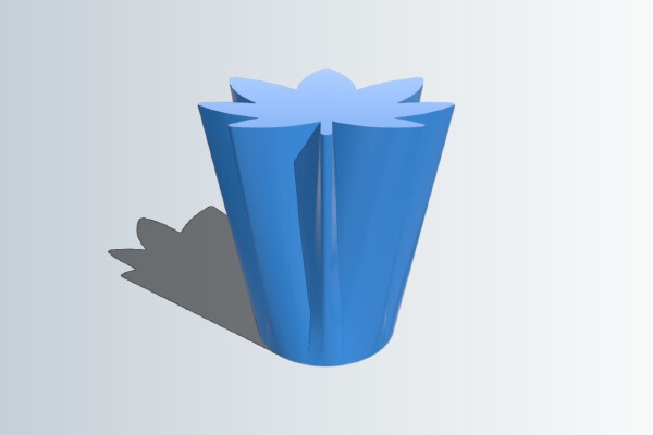 Cannabis Leaf Pencil Holder | 3d print model