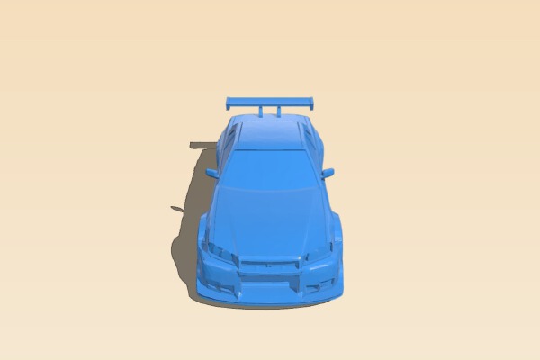 Nissan Skyline GTR car | 3d print model
