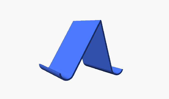 Customizable device stand (phone, tablet, wireless keyboard, etc.) | 3d print model