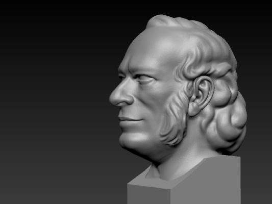 Bust of Isaac Asimov | 3d print model