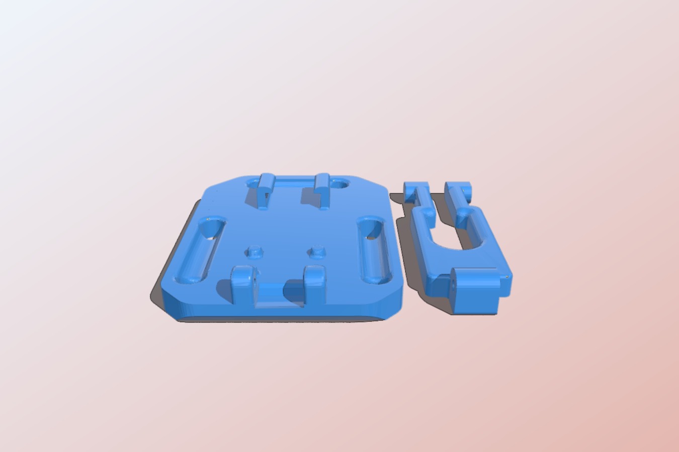 Quick mole clip for double mag holders