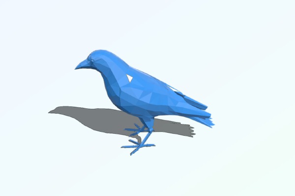 Crow Blackbird | 3d print model