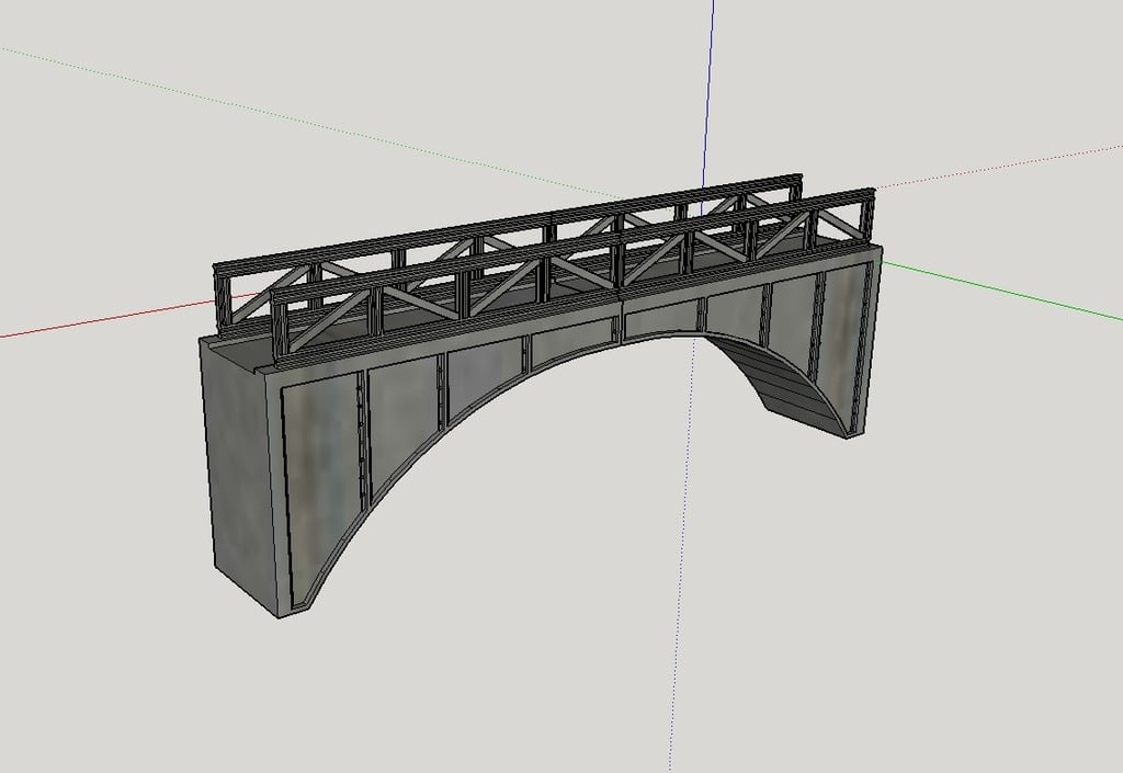 HO Scale Train Bridge V2.0