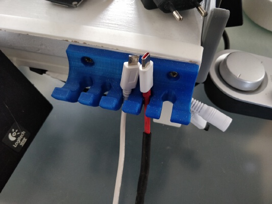 Cable Organizer and Cord Management System for Wires Charging or Mouse Cord Holder Cable Clips | 3d print model