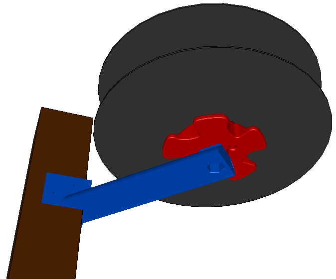 Customable 45° spool holder