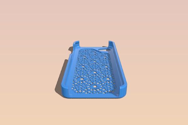 iPhone 5c Arabesque pattern case fix | 3d print model