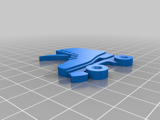 rollerskate keyring | 3d print model