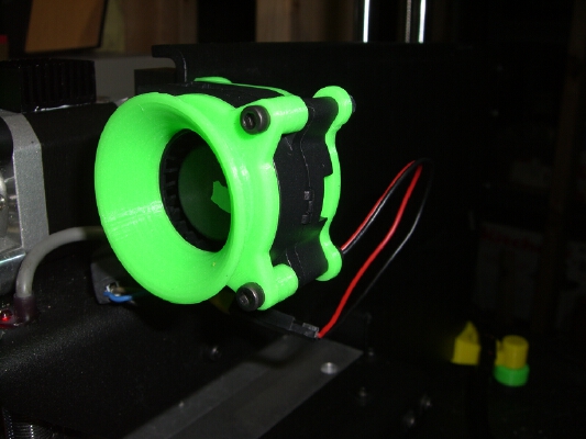 Printrbot Simple Metal Extruder Cooling - 40 mm & 50 mm Centrifugal Fan | 3d print model