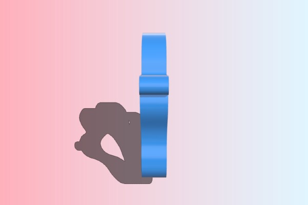 Paw Keychain | 3d print model