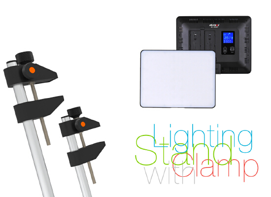 Lighting Stand with Clamp | 3d print model