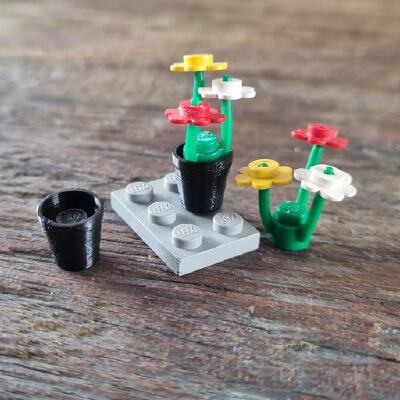Lego Flower Pot | 3d print model