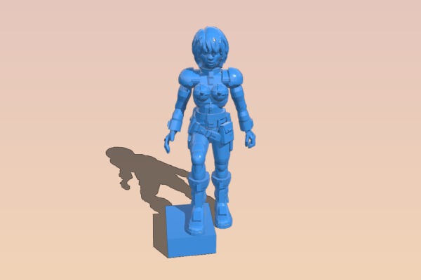 Robot girl | 3d print model