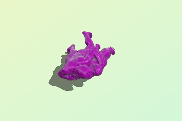 Fat couple dance | 3d print model