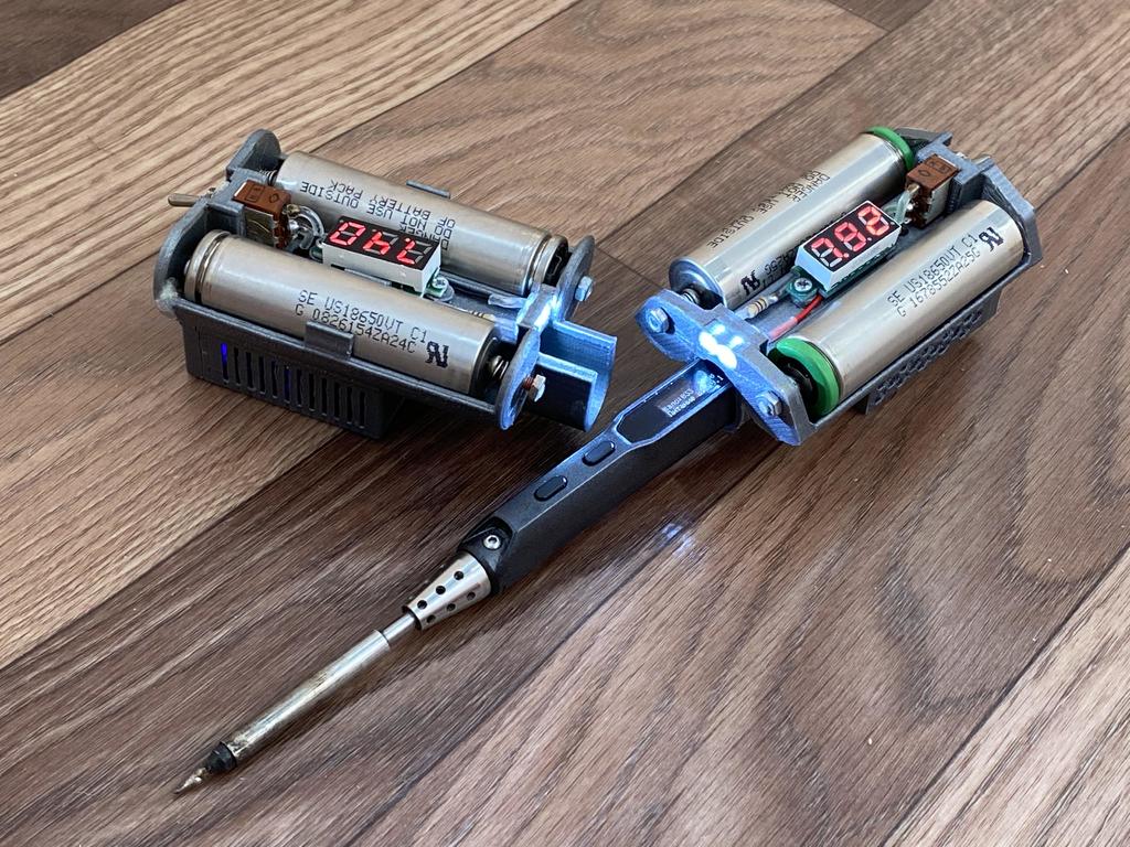 TS100 mini soldering iron portable battery power pack